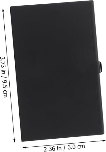 BESTYASH 2pcs Memory Storage Case for Secure Digital Cards, Shockproof Waterproof Holder, Black Compact Organizer for Photography Accessories and Travel in Kuwait