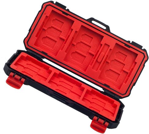BESTYASH Memory Card Protective Case Holder for Secure Digital and Cards, Portable Shockproof Storage Box, Compact Carrying Case for Photographers and Travel in Kuwait