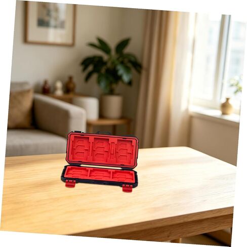 BESTYASH Memory Card Protective Case Holder for Secure Digital and Cards, Portable Shockproof Storage Box, Compact Carrying Case for Photographers and Travel in Kuwait