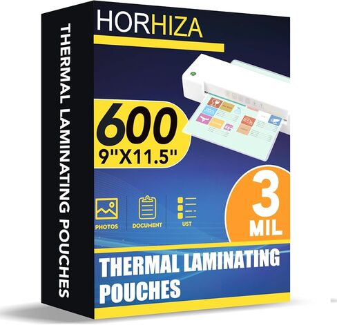 400 Pack 3 Mil Laminating Sheets, Holds 8.5 x 11 Inch Sheets in Kuwait