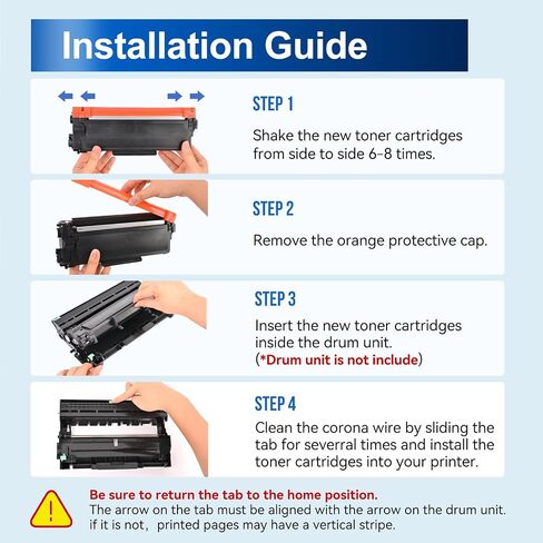 InkNI Compatible TN660 TN630 Toner Cartridge for Brother, Black, 2-Pack in Saudi Arabia