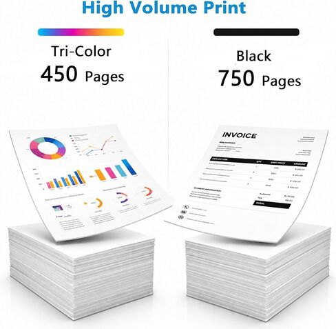 63XL Ink Cartridge Combo Pack Compatible for HP 63 HP63 XL Work for Envy 4520 Officejet 3830 4650 4652 5255 5258 5200 4655 Envy 4512 Deskjet 1112 2130 3630 Printer 2-Pack Black Color with V28.3.2 Chip in Saudi Arabia