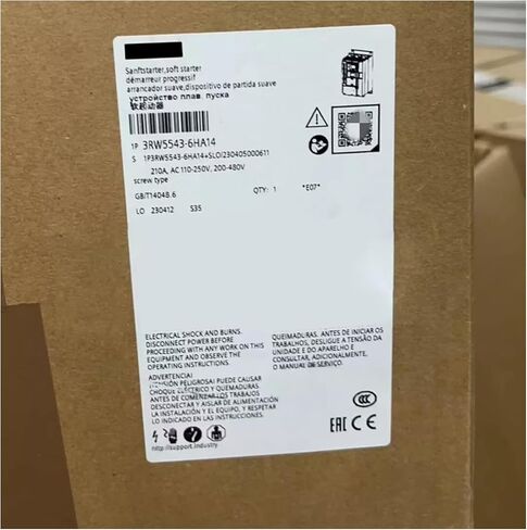SMOCONE 1 Pcs 3RW5543-6HA14 New in Box 3RW55436HA14 Expediated in Kuwait