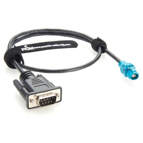 Rosenberger H-MTD to DB9 RS232 Automotive Ethernet Diagnostic Cable E6K10A-1CAZ5-Z Female to DB9 Male CANBus RS232 Communication OBD ECU Testing(0.62m) in Kuwait