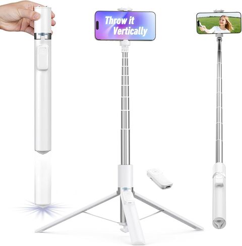 TELESIN Selfie Stick Tripod for Phone with Zoom Remote and Phone Holder in Kuwait