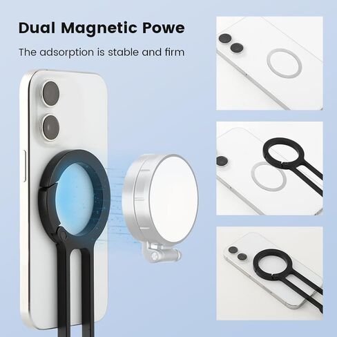 Magnetic Phone Tripod Stand, Aluminum Alloy Pocket Mini Tripod in Kuwait
