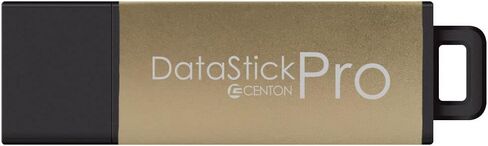 Centon Electronics DataStick Pro USB 2.0 Flash Drive, Portable USB Drive, Durable Casing, Versatile USB Stick, 32 GB Storage, Gold Metallic in Kuwait