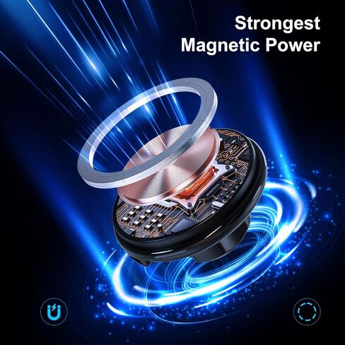 for Qi2 15W Magsafe Car Cup Holder Charger Magnetic Charger in Kuwait