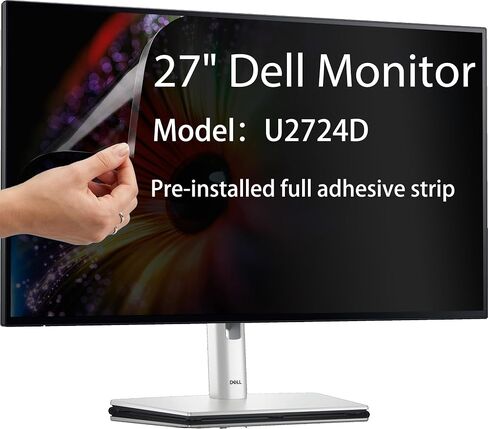 Privacy Screen for Dell U2724D 27" | Anti Blue Light, 30° View Protection in Kuwait