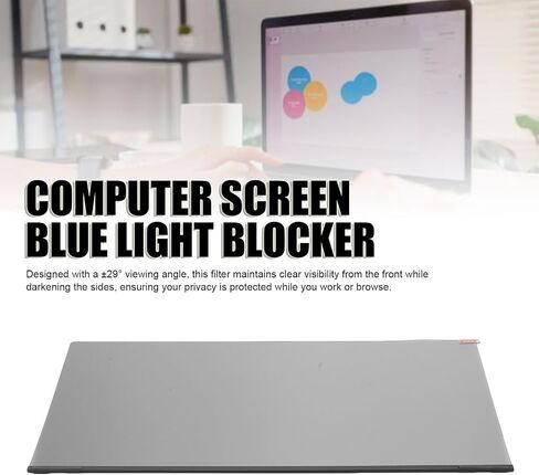 Fabater 24" Anti Blue Light Computer Screen Protector Blue Light Blocker Privacy Filter for 24 Inch Desktop PCs, Matte Finish Hanging Screen Filter for Office Workers in Kuwait