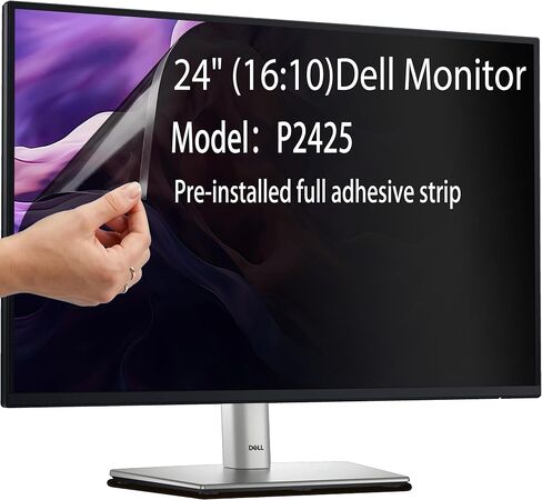 Privacy Screen for Dell P2425 24" 16:10 | Anti Blue Light, 30° View Protection in Kuwait