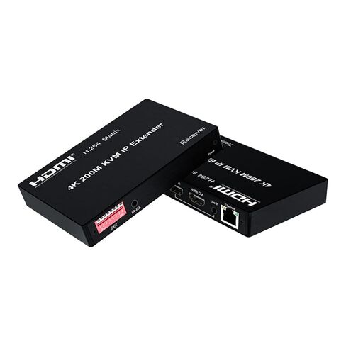 4K HDMI KVM IP Extender Over Cat5e/Cat6, H.264 Matrix Many-to-Many, 200M Range, Mouse and Keyboard Control for PC/TV in Saudi Arabia