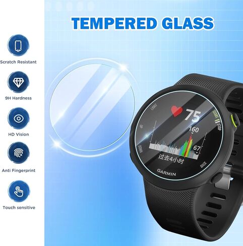 5 Pack for Garmin Forerunner 55/45/45S Watch Screen Protector Anti-Scratch in Saudi Arabia