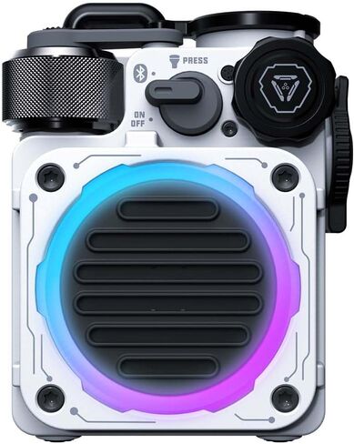 Muzen Cyber Cube Bluetooth Speaker, Bluetooth 5.0, Portable Speaker with Fidget Spinner, Crystal Clear Sound with RGB LED Light Wireless Speaker, Waterproof Speakers for Indoor Outdoor in Kuwait