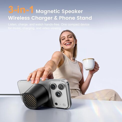 Hotwill Portable Bluetooth Speakers with Magnetic Stand in Kuwait