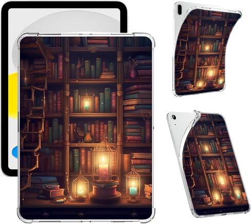 Clear Case for 7" Kindle Paperwhite 12th Gen 2024 Release & Kindle Colorsoft, Ultra-Slim & Lightweight Soft TPU Transparent E-Reader Protector Cover, Dragon Rose in Kuwait