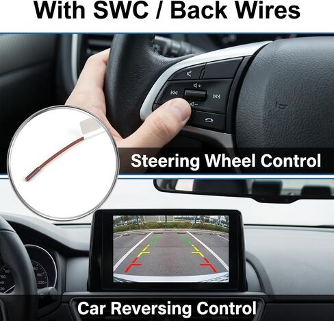 16 Pin ISO Radio Wiring Harness Adapter, Steering Wheel Control Reverse Antenna Connector, Fit 2005-2016 Android Stereo Upgrade, Compatible with Camry Corolla 4Runner Tundra Models in Saudi Arabia