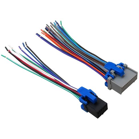 Improved OE Radio Wiring Harness Plug Replacement Compatible with 2006-2009 Hummer H3 Car Stereo Replacement in Kuwait