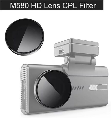 CPL Filter Set for AZDOME M580/M580Pro Dash Camera, Front Lens Filters, Glare Reduction in Kuwait