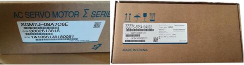 SMOCONE Expedited SGM7J-08A7C6E+SGD7S-5R5A10A002 New and Sealed in Box SGM7J08A7C6E+SGD7S5R5A10A002 1 Year Warranty and Fast in Kuwait