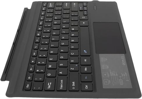 Wireless Bluetooth Keyboard with Touchpad for Pro 7 Plus 7 6 5 4 3 12.3 Inch Tablet 33ft Wireless Distance Black in Kuwait