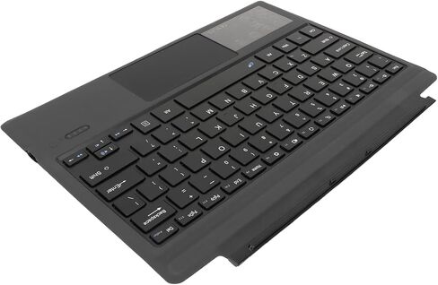Wireless Bluetooth Keyboard with Touchpad for Pro 7 Plus 7 6 5 4 3 12.3 Inch Tablet 33ft Wireless Distance Black in Kuwait