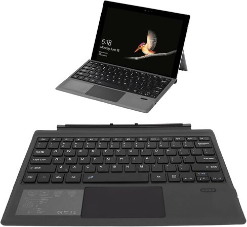Wireless Bluetooth Keyboard with Touchpad for Pro 7 Plus 7 6 5 4 3 12.3 Inch Tablet 33ft Wireless Distance Black in Kuwait