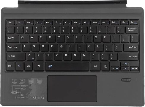 Wireless Bluetooth Keyboard with Touchpad for Pro 7 Plus 7 6 5 4 3 12.3 Inch Tablet 33ft Wireless Distance Black in Kuwait