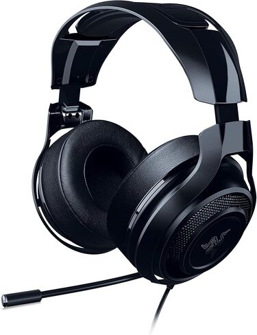 Razer ManO'War 7.1: Surround Sound - Quick Action Controls - Unidirectional Retractable Mic - Gaming Headset Works with PC, PS4, Xbox One, Switch, & Mobile Devices in Kuwait