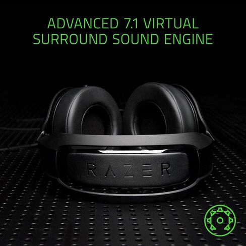 Razer ManO'War 7.1: Surround Sound - Quick Action Controls - Unidirectional Retractable Mic - Gaming Headset Works with PC, PS4, Xbox One, Switch, & Mobile Devices in Kuwait