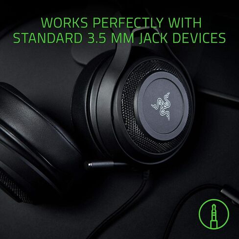 Razer ManO'War 7.1: Surround Sound - Quick Action Controls - Unidirectional Retractable Mic - Gaming Headset Works with PC, PS4, Xbox One, Switch, & Mobile Devices in Kuwait