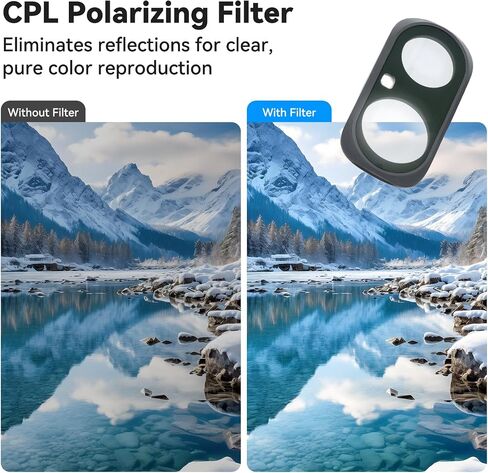 UTEBIT ND Filter Set for Insta360 Luna Ultra Magnetic Light Control Lens in Kuwait