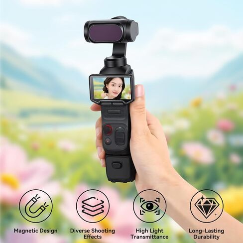 UTEBIT ND Filter Set for Insta360 Luna Ultra Magnetic Light Control Lens in Kuwait