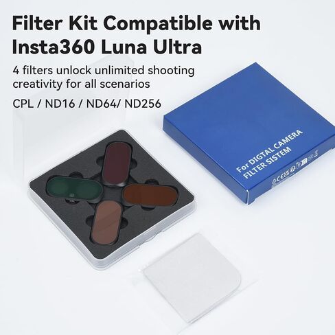UTEBIT ND Filter Set for Insta360 Luna Ultra Magnetic Light Control Lens in Kuwait