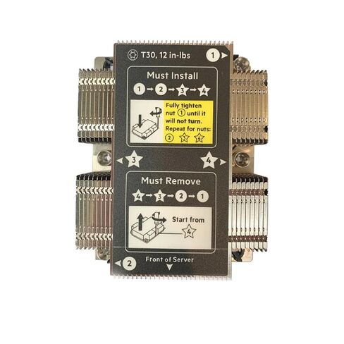 Compatible for HP DL360 DL360p G10 Heatsink 872452-001 and 2 Fans 875283-001 Cooling Fan(Heatsink) in Kuwait