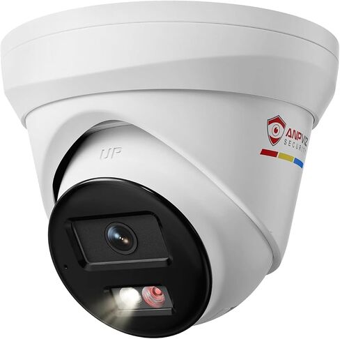 Anpviz 12MP PoE IP Camera, Turret Metal Wired Security Camera Outdoor in Kuwait