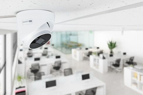 Swann AdvancedX™ Wired 4K Security Camera PoE Outdoor Dome, Color Night Vision, Smart AI Video Analytics/Alerts, Advanced Motion Detection in Kuwait