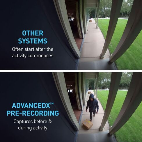 Swann AdvancedX™ Wired 4K Security Camera PoE Outdoor Dome, Color Night Vision, Smart AI Video Analytics/Alerts, Advanced Motion Detection in Kuwait