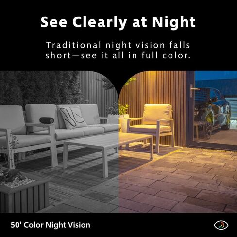 Swann AdvancedX™ Wired 4K Security Camera PoE Outdoor Dome, Color Night Vision, Smart AI Video Analytics/Alerts, Advanced Motion Detection in Kuwait