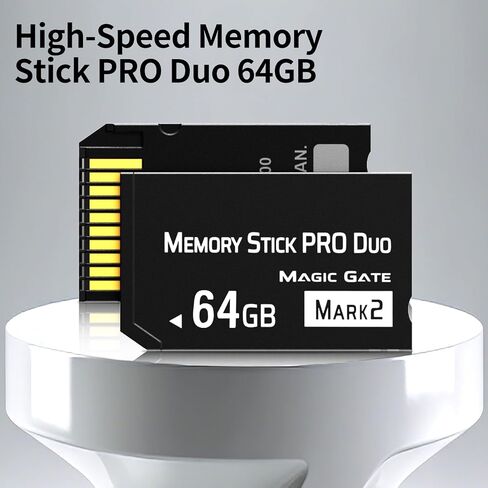 Original 64GB Memory Stick Pro Duo Mark2 - High Speed Storage for PSP 1000/2000/3000 and Digital Cameras - Fast Transfer, Durable, and Compatible in Kuwait