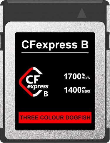 Dogfish 256GB CFexpress Type B Card, Up to 1700MB/s, 8K 4K RAW Photo and Video, CF Express Flash Memory for Nikon Canon Panasonic Cameras Camcorders in Kuwait