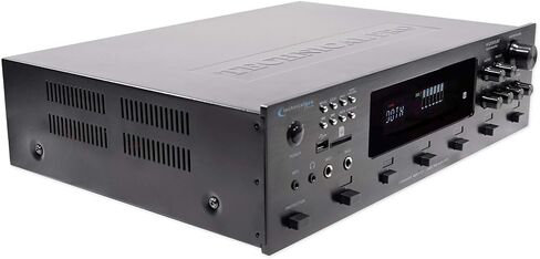 Technical Pro H12X500UBT 6000w 6-Zone 12-Speaker Bluetooth Home Theater Receiver Receiver Bundle with (2) Rockville HP4S-8 BK Black 4" Outdoor/Indoor 8-Ohm Wall Mount Home Speakers in Kuwait