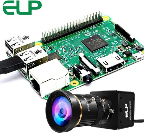 ELP 5MP 60FPS Global Shutter USB3.0 Camera Manual Zoom Webcam for Computer UVC USB3.0/2.0 CS Mount PC Camera High Speed Lightburn Cameras Varifocal Webcamera 5-50mm 10X Zoom Close-up Cam for Laptop in Kuwait