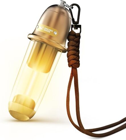 Smiling Shark Camping Light with Lanyard Rechargable IPX4 Waterproof in Saudi Arabia
