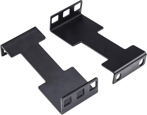 1U Server Rack Depth Extender Kit - 4in Recessed Mount Adapter Bracket for Network Rack, 4 Pcs, Including Screws in Kuwait