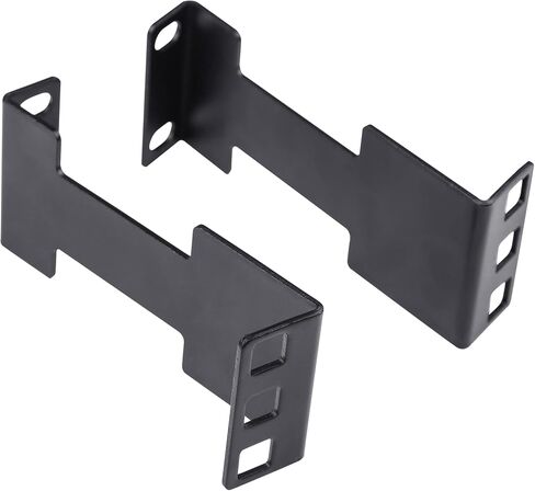 1U Server Rack Depth Extender Kit - 4in Recessed Mount Adapter Bracket for Network Rack, 4 Pcs, Including Screws in Kuwait
