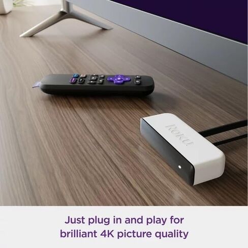 Roku 3920RW-SW Premiere - 4K/HDR Streaming Media Player, Enabled with Premium High Speed HDMI Cable & Simple Remote, Wi-Fi, with MTC USB Extension Cord and HDMI Cable in Kuwait
