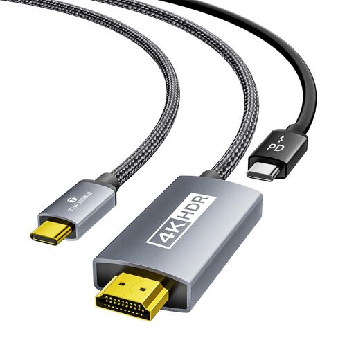 USB C to HDMI 2.1 Cable Adapter with 100W PD Charging,50Gbps,6FT in Kuwait