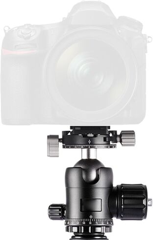 Adjustable Damping Panoramic Tripod Head Stable for Precise Framing and Professional Photography 360-degree Rotation Ball Head for Telephoto and Macro Photography (35mm) in Saudi Arabia
