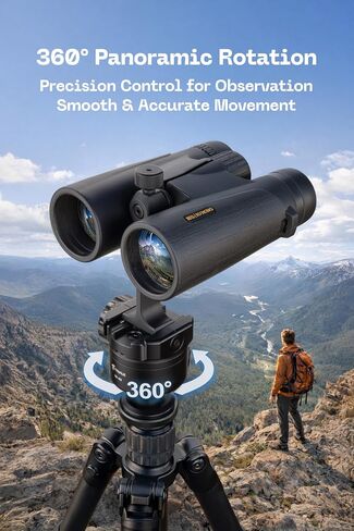 FANAUE Carbon Fiber Tripod with Fluid Ball Head, Compatible with Arca Swiss/RRS for Camera, Binoculars Telescope in Kuwait